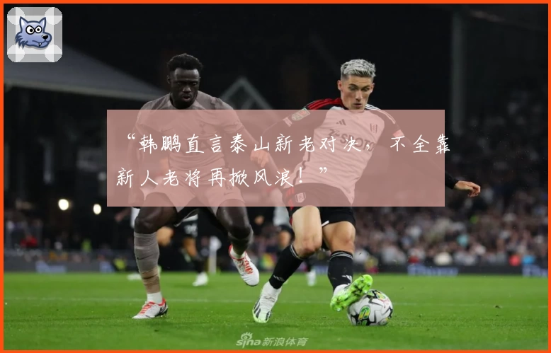 “韩鹏直言泰山新老对决，不全靠新人老将再掀风浪！”